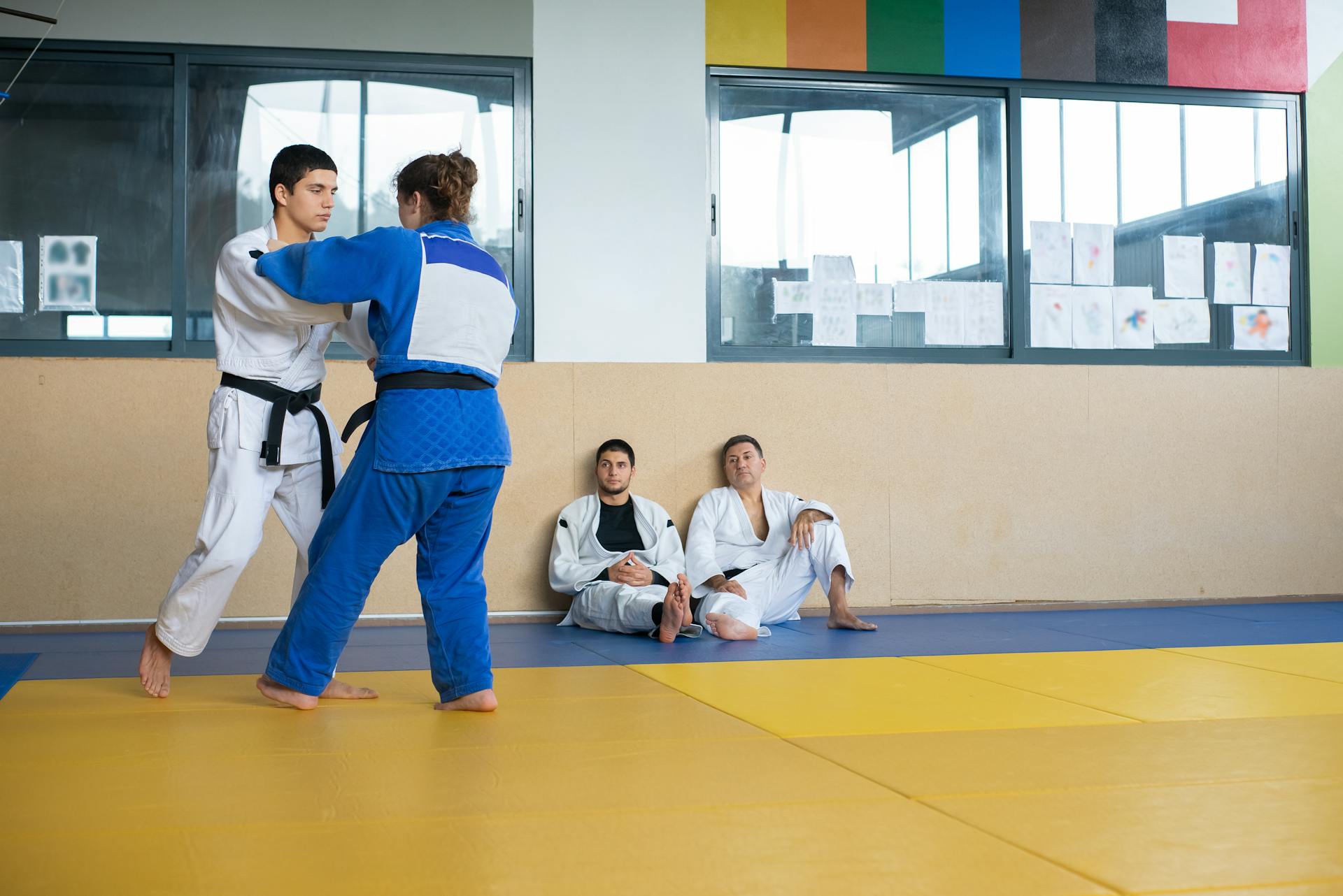 Тренировка дзюдо